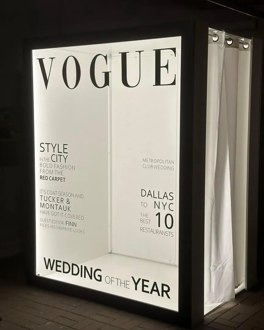 Magazyn „Vogue” ze zdjęciem 