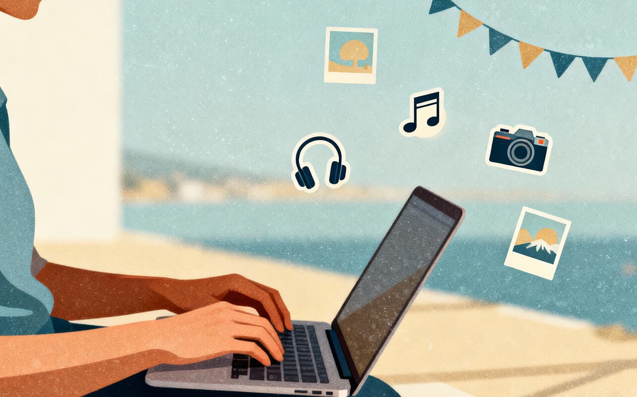 użytkownik z laptopem