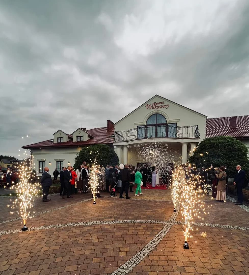 Fontanny sceniczne - efekt iskier