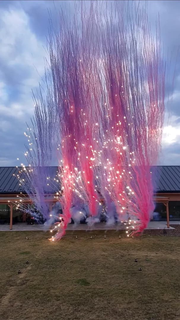 Kolorowe wystrzały (miny dymne)