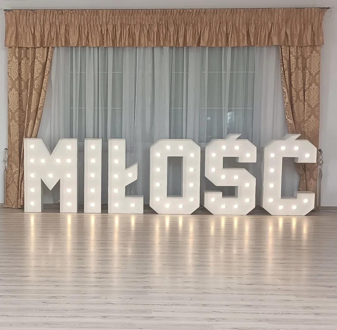 Napis LED „Miłość”