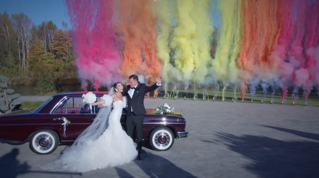 Kolorowe wystrzały (miny dymne)