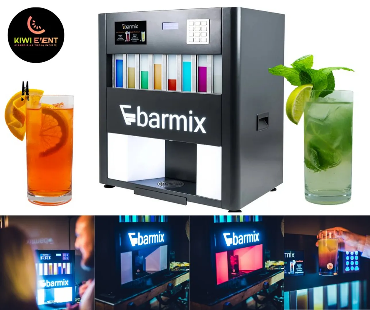 Wynajem Barmixa – Automatyczny Barman na Wesela, Eventy i Imprezy.