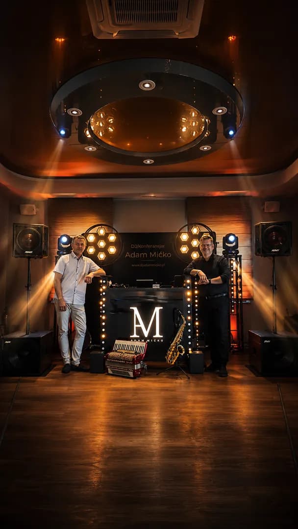 DJ Konferansjer Adam Mićko. Poland