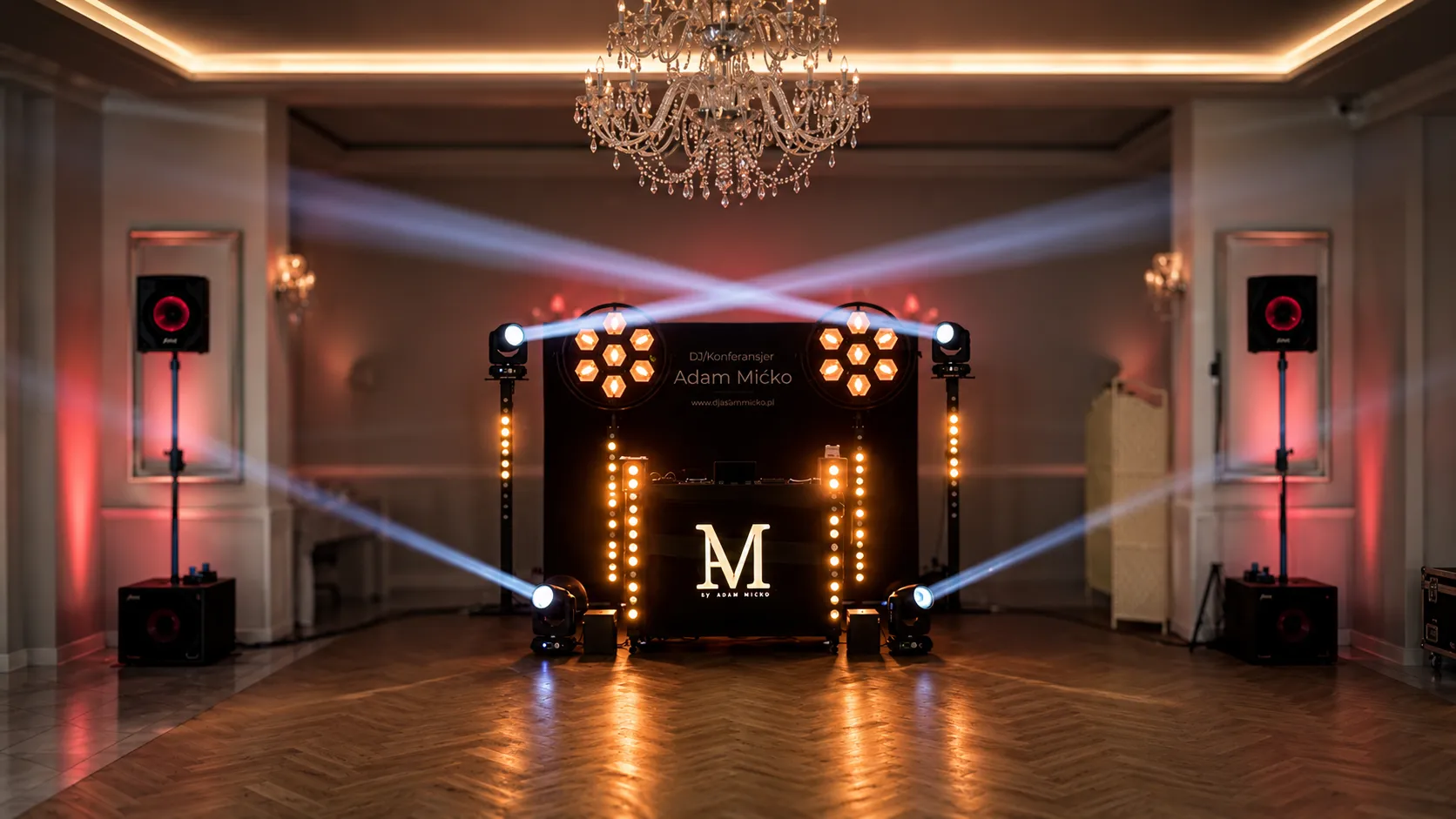 DJ Konferansjer Adam Mićko. Poland
