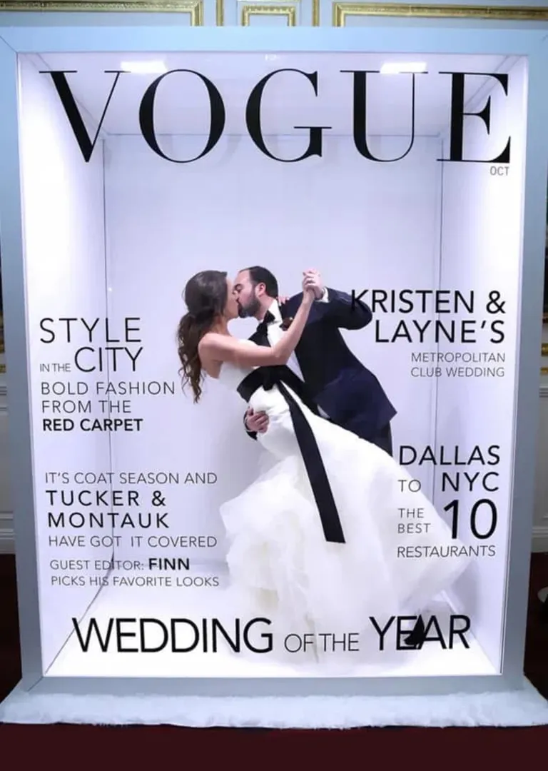 Magazyn „Vogue” ze zdjęciem